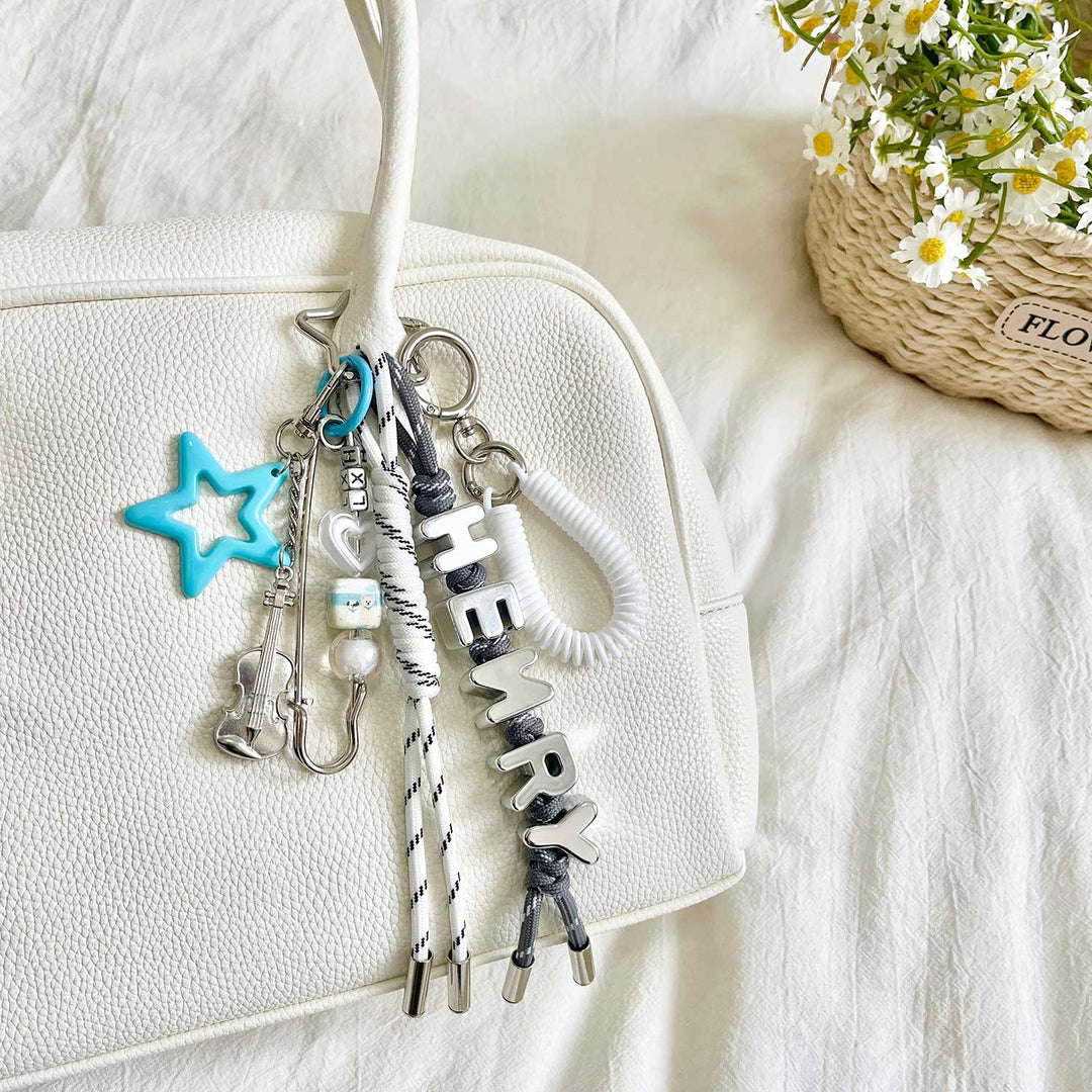 Personalized Handmade Bag Charm — Custom Name Gift