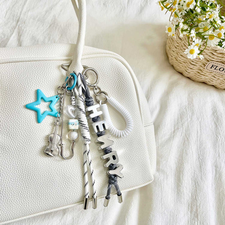 Personalized Handmade Bag Charm — Custom Name Gift