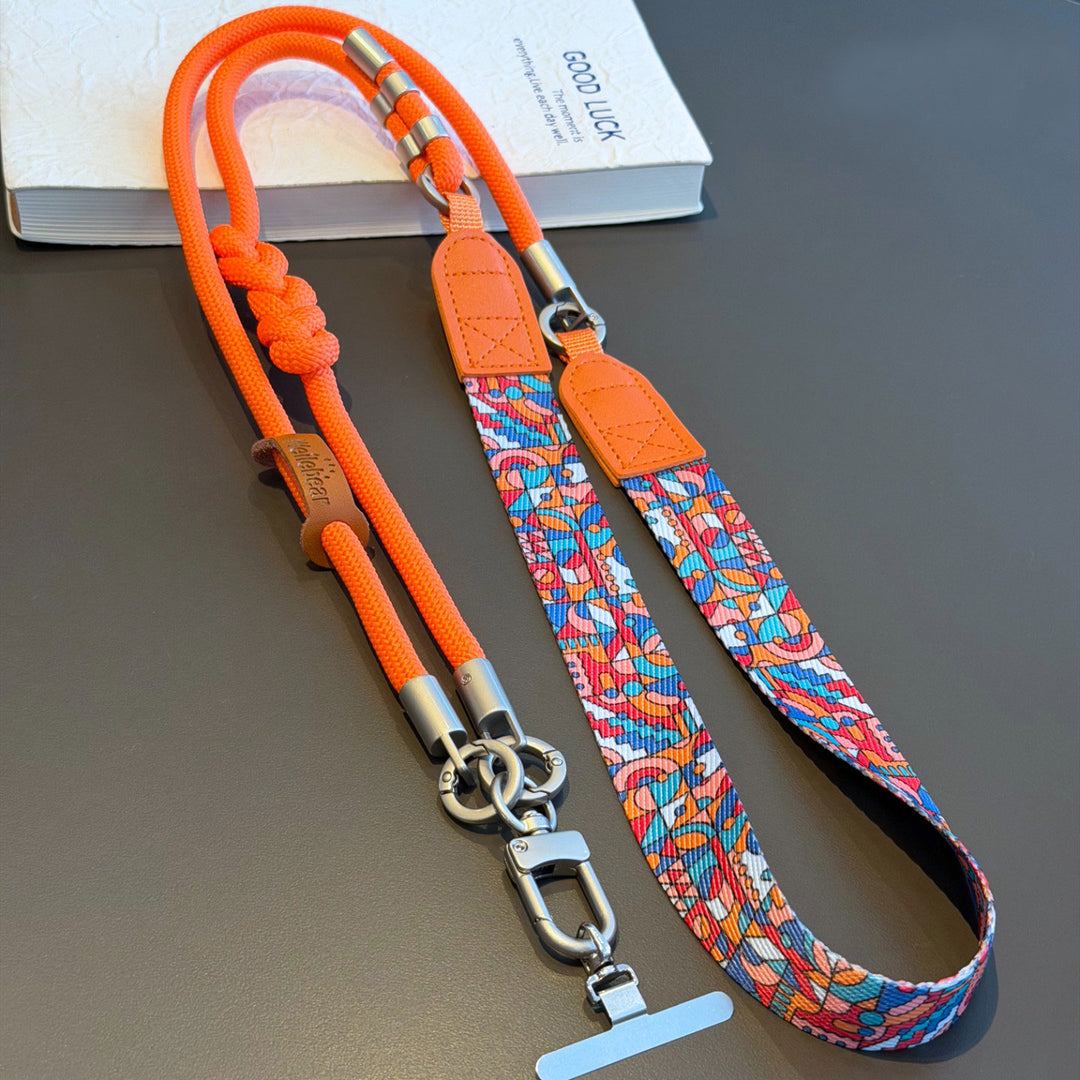 3-in-1 Boho Woven Crossbody Phone Lanyard