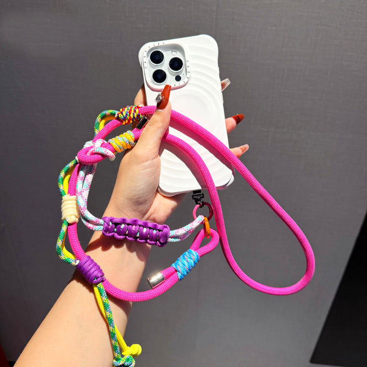 3-in-1 Y2K Braided Crossbody Phone Lanyard