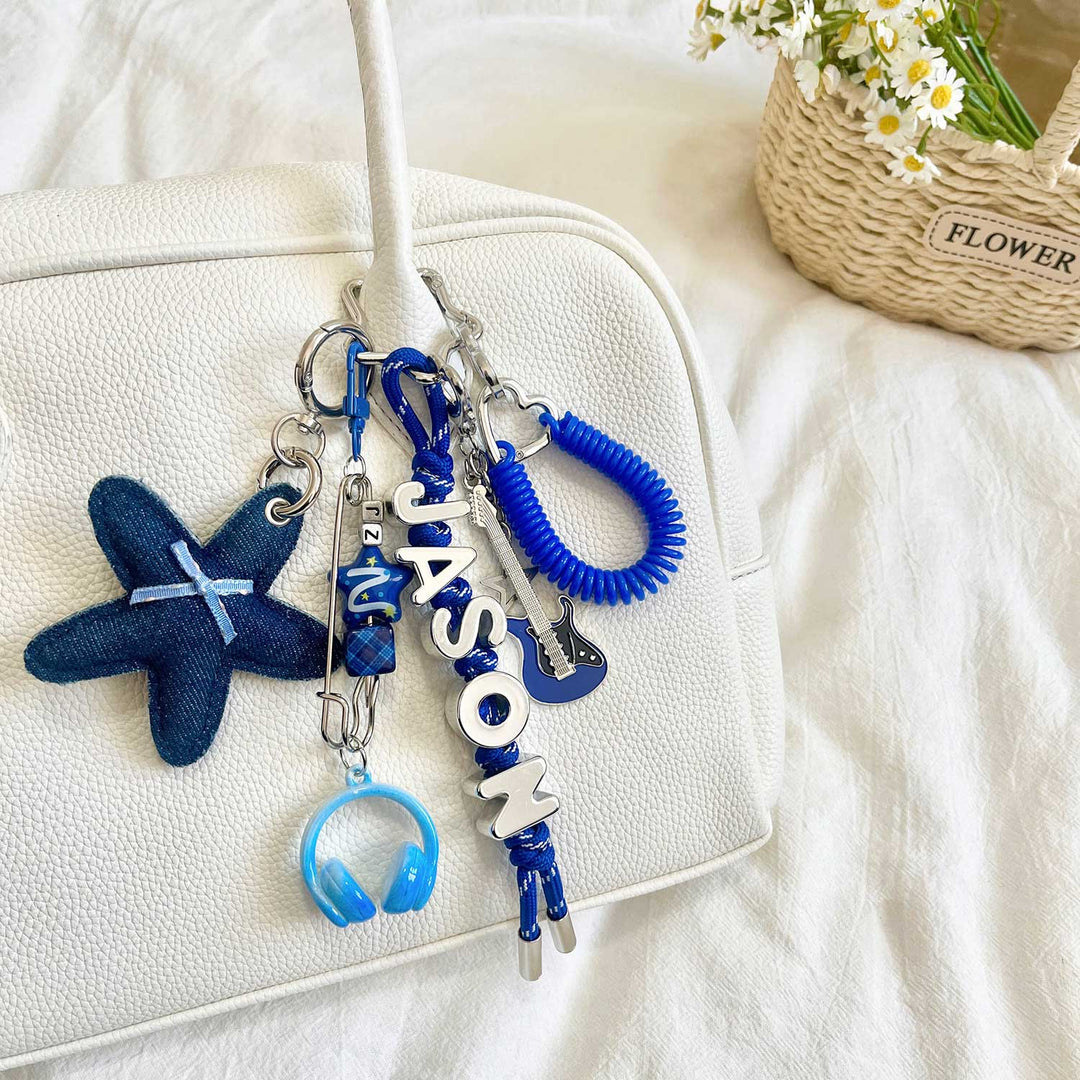 Personalized Handmade Bag Charm — Custom Name Gift