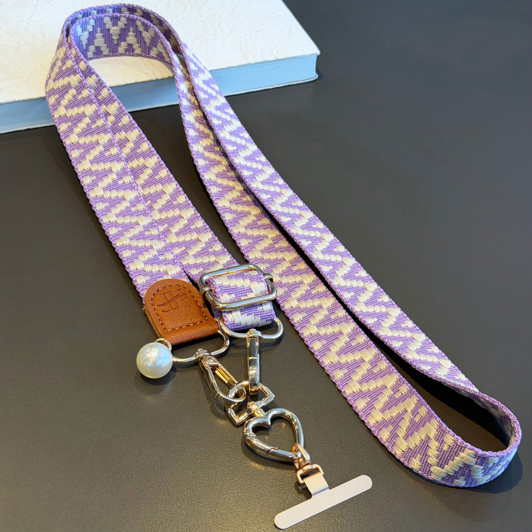 Patterned Phone Lanyard for Festival & Travel Outfits