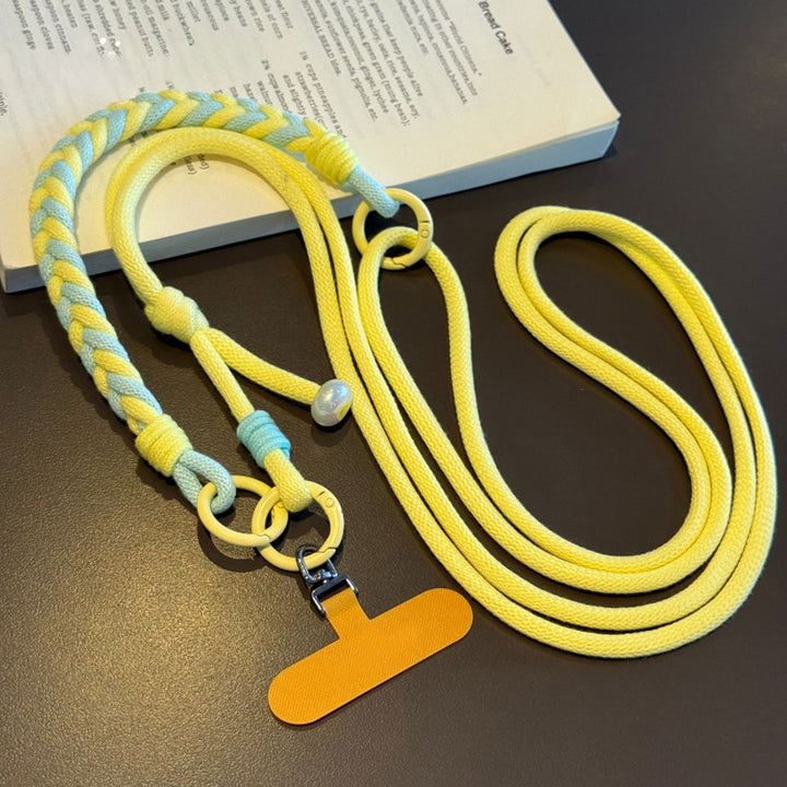 3-in-1 Classic Soft Braided Crossbody Phone Lanyard