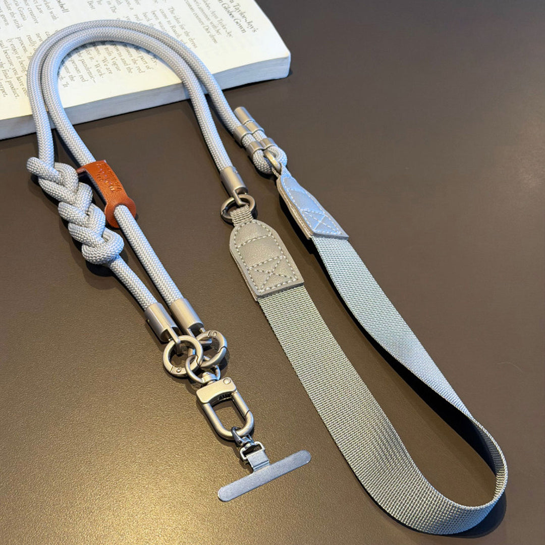 3-in-1 Minimalist Rope Crossbody Phone Lanyard
