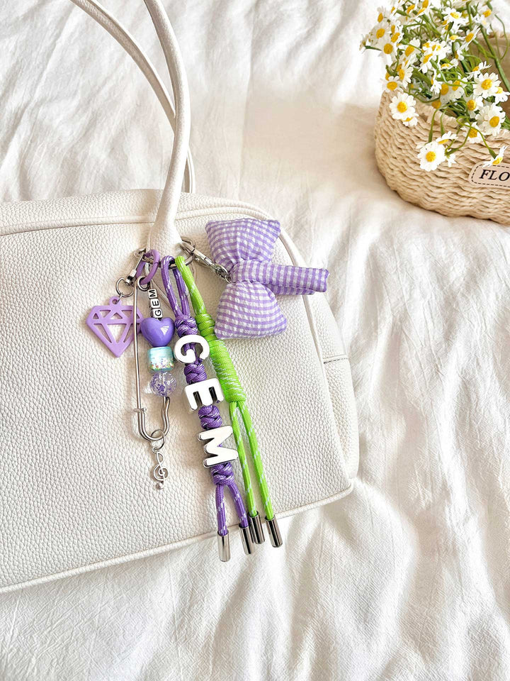 Personalized Handmade Bag Charm — Custom Name Gift