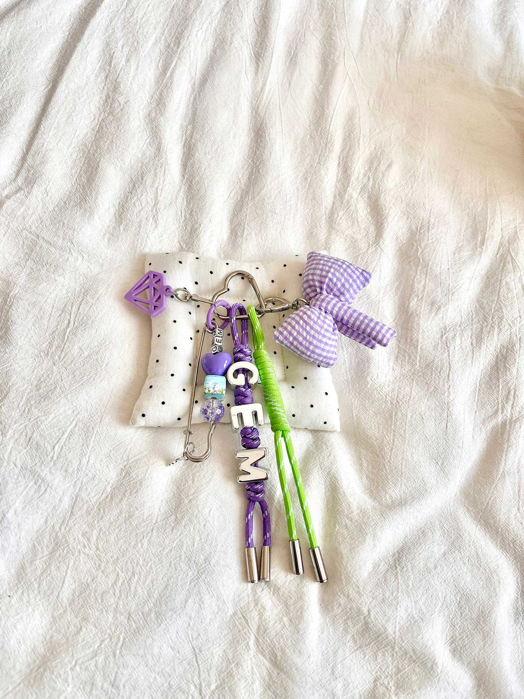 Personalized Handmade Bag Charm — Custom Name Gift