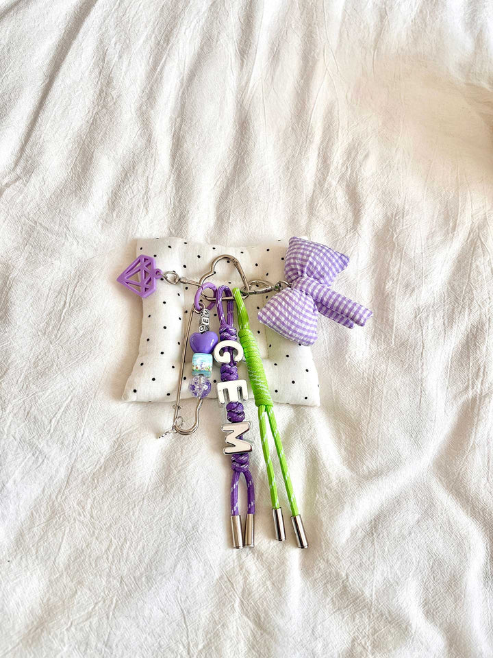 Personalized Handmade Bag Charm — Custom Name Gift
