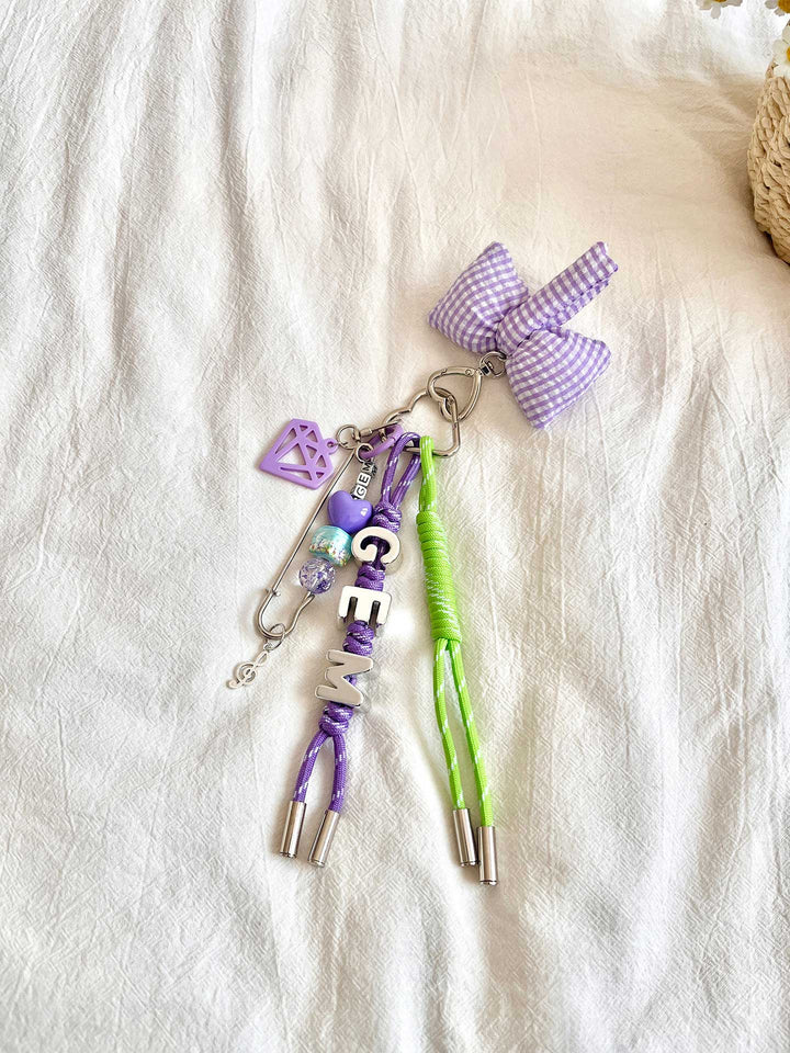 Personalized Handmade Bag Charm — Custom Name Gift