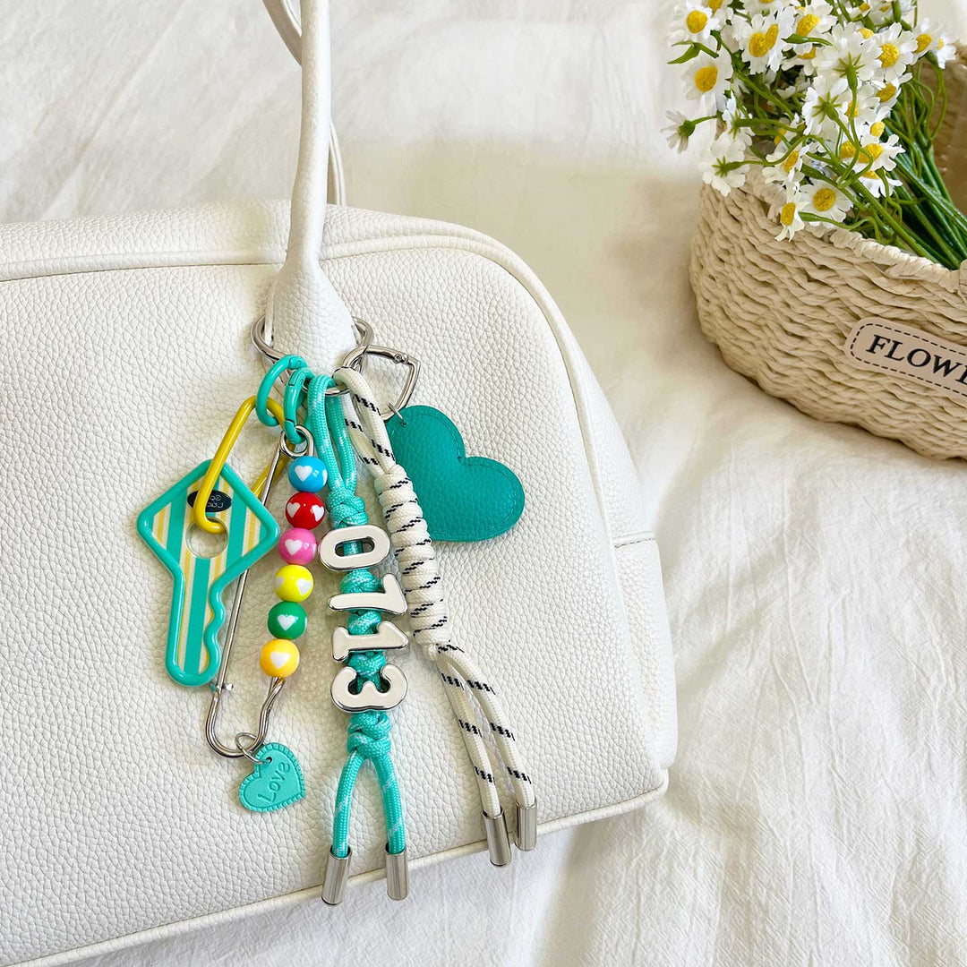 Personalized Handmade Bag Charm — Custom Name Gift