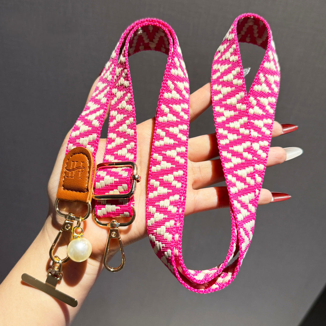 Fashion Woven Phone Strap for Daily Outfits