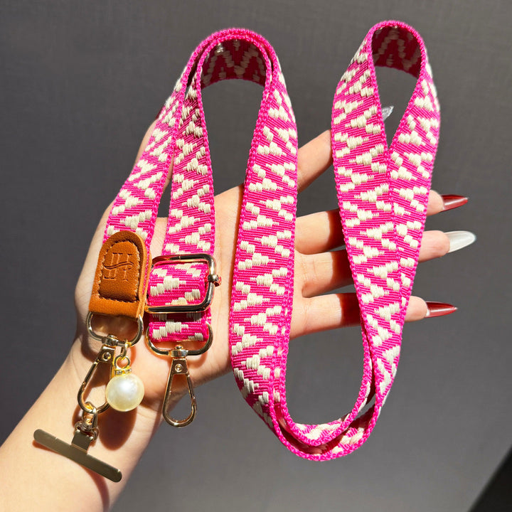 Fashion Woven Phone Strap for Daily Outfits