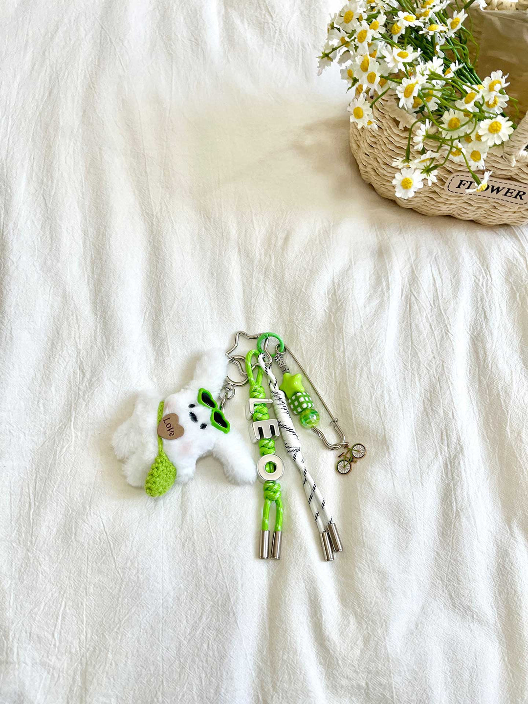 Personalized Handmade Bag Charm — Custom Name Gift