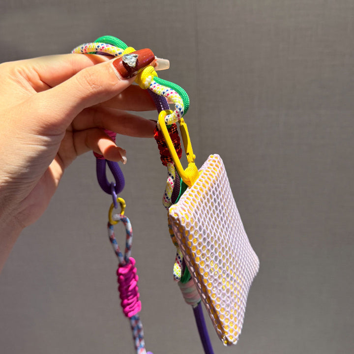 3-in-1 Y2K Braided Crossbody Phone Lanyard
