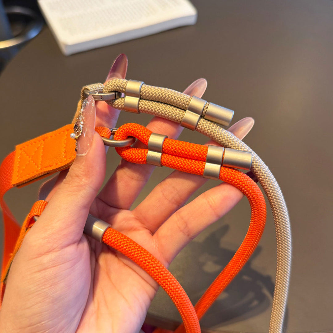 3-in-1 Minimalist Rope Crossbody Phone Lanyard