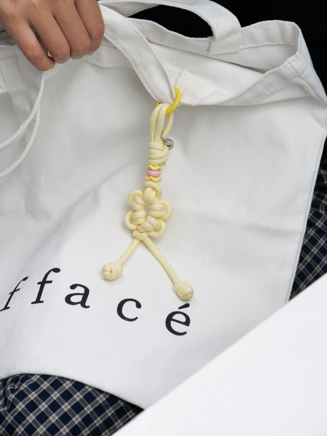 Mini Flower Knot Bag Charm