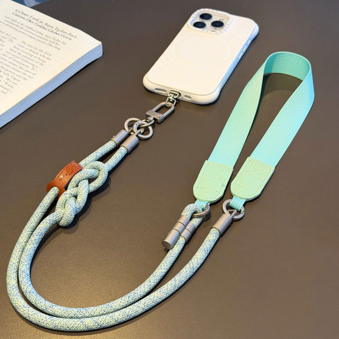 3-in-1 Minimalist Rope Crossbody Phone Lanyard