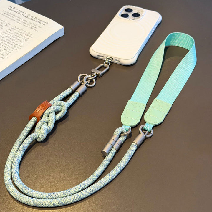 3-in-1 Minimalist Rope Crossbody Phone Lanyard