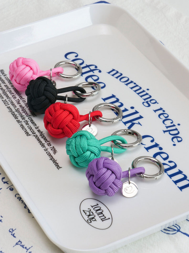 Mini Ball Knot Bag Charm