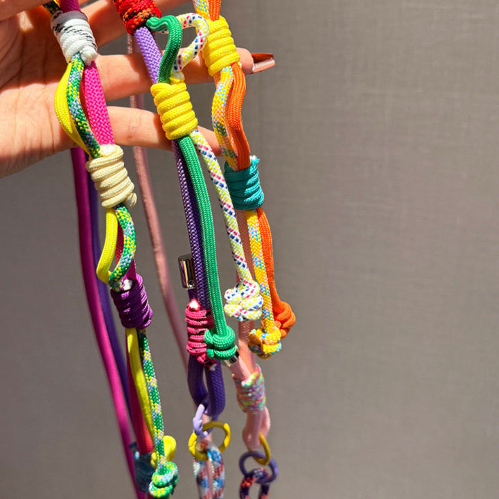 3-in-1 Y2K Braided Crossbody Phone Lanyard