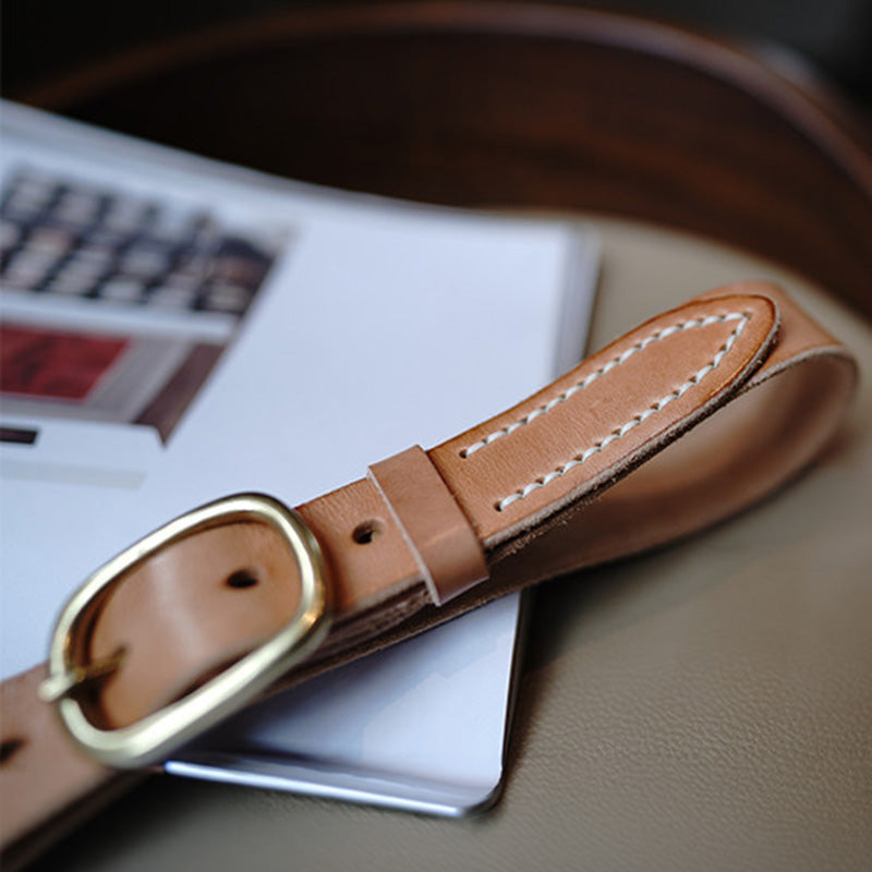 Natural Leather Waist Belt