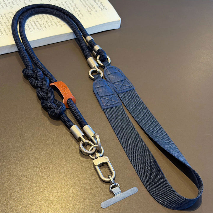 3-in-1 Minimalist Rope Crossbody Phone Lanyard