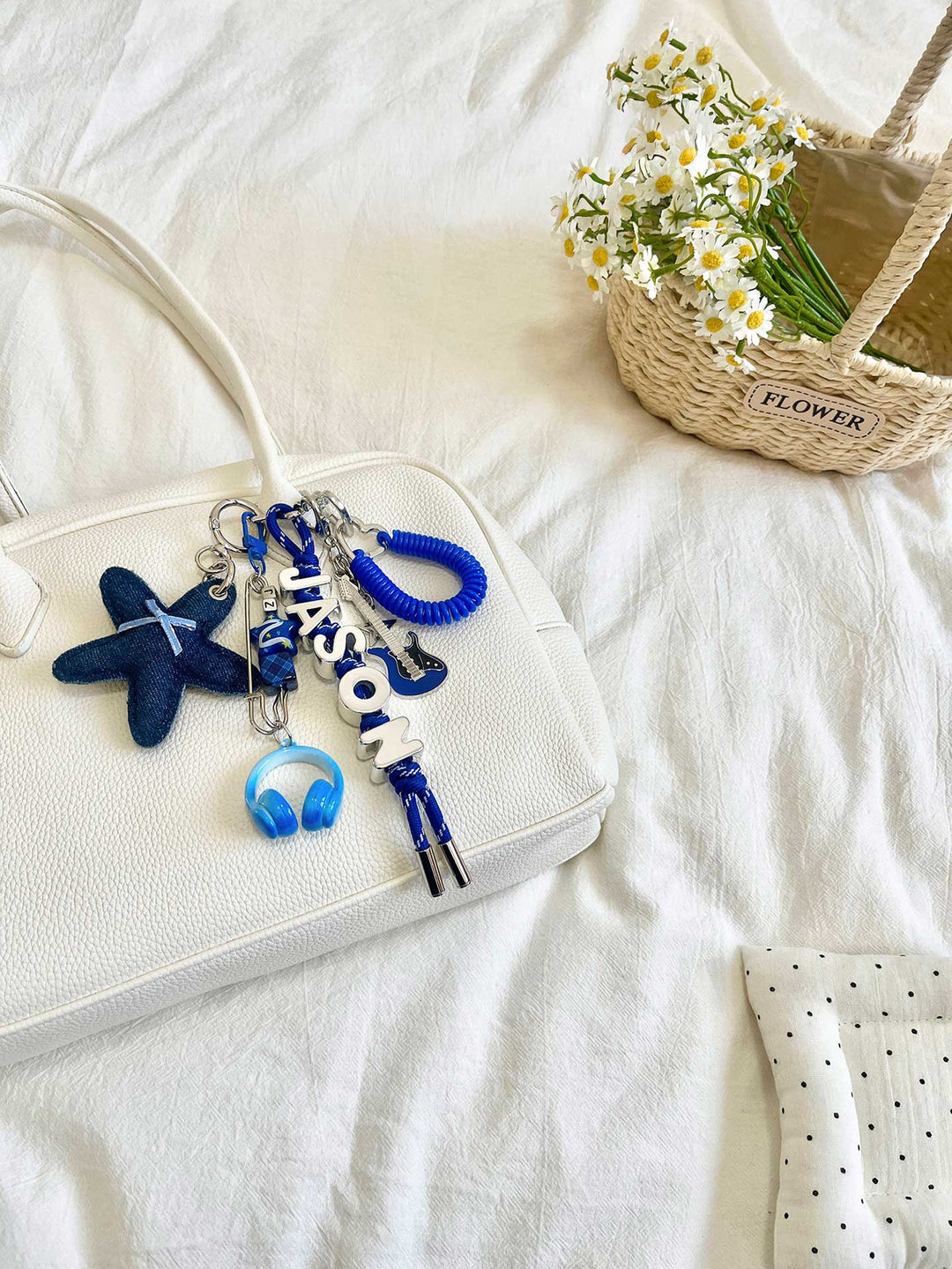 Personalized Handmade Bag Charm — Custom Name Gift