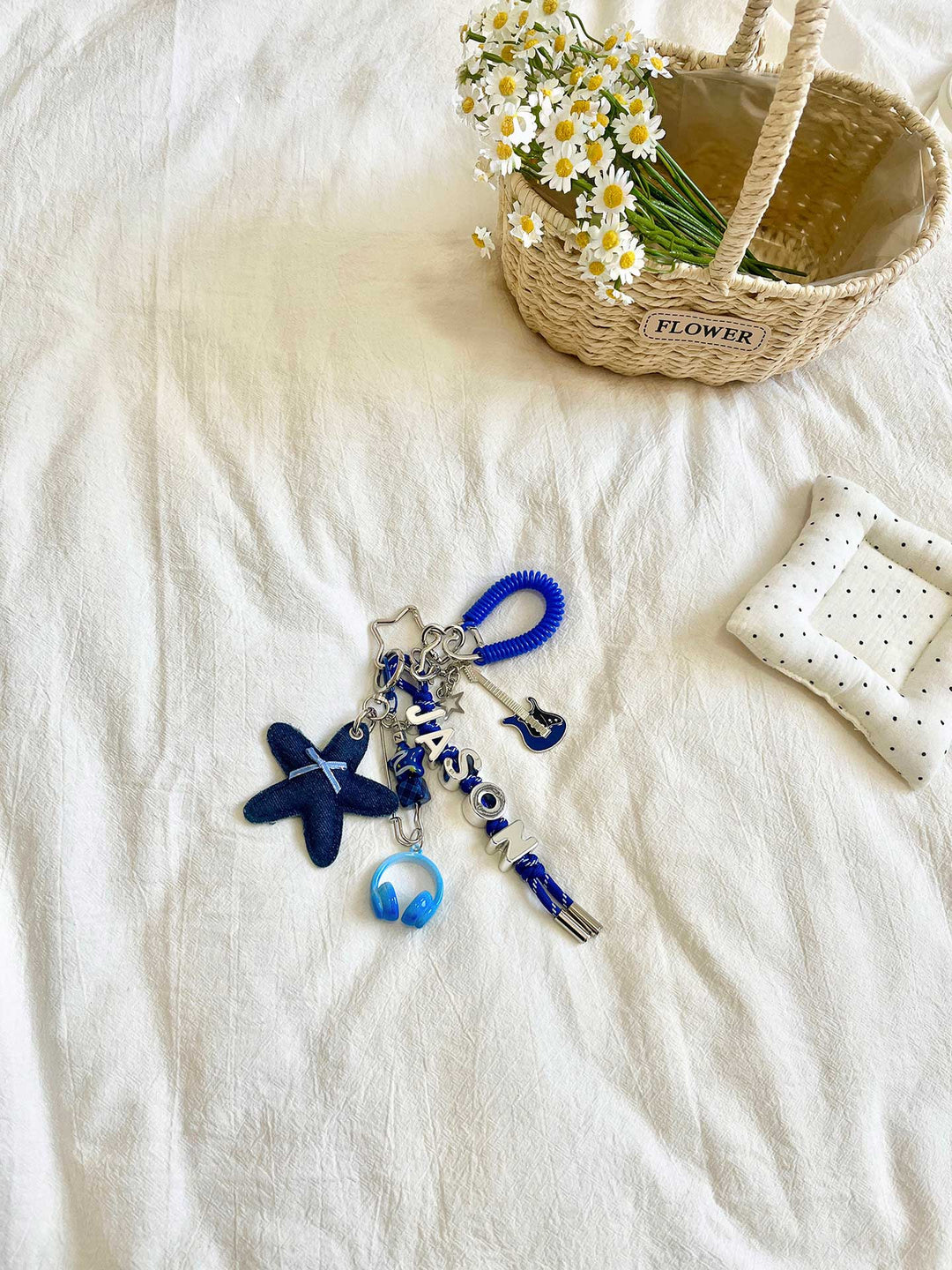 Personalized Handmade Bag Charm — Custom Name Gift