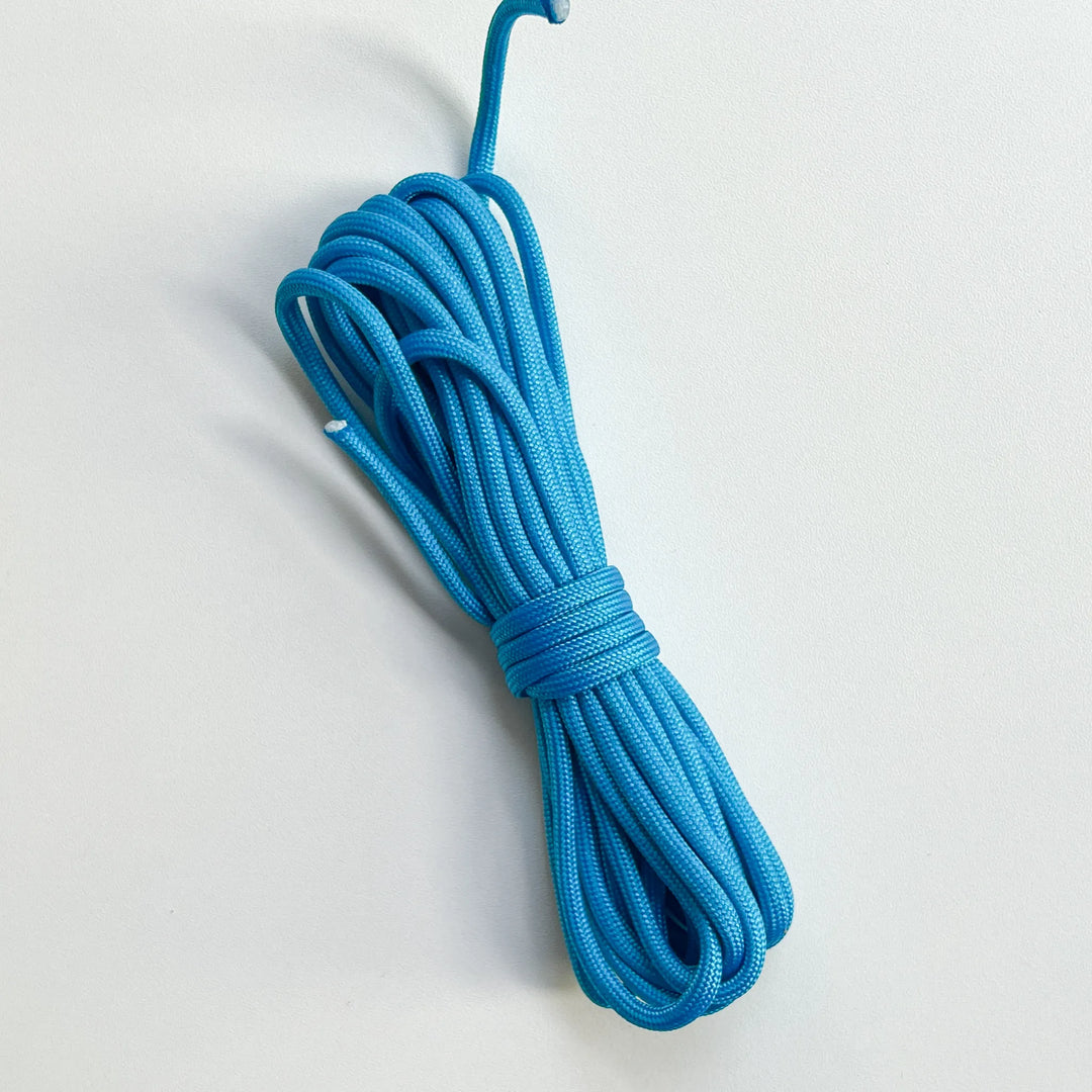 Vibrant ocean blue knitting yarn for handmade projects, ultra-soft texture suitable for weaving and crochet art.