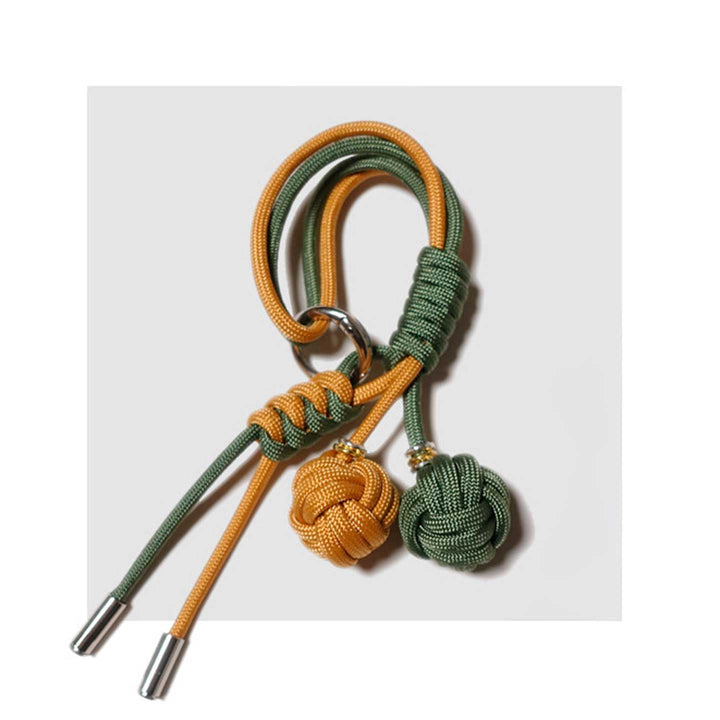 Handmade Adjustable Braided Ball Bag Charm