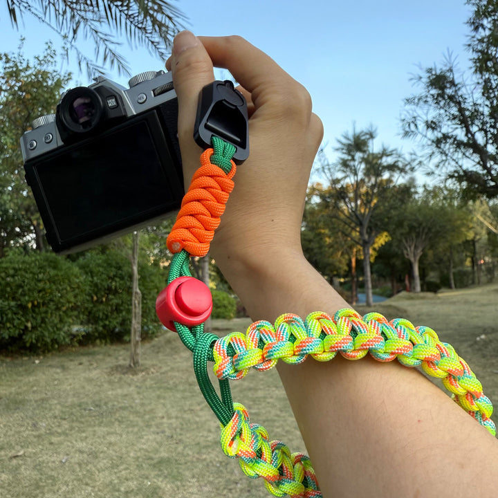 Y2K Paracord Camera Wrist Strap