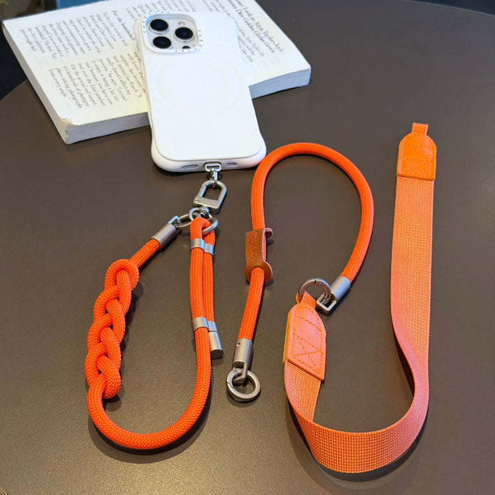 3-in-1 Minimalist Rope Crossbody Phone Lanyard