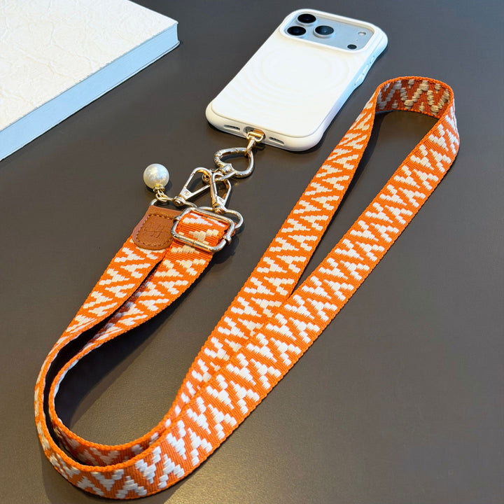 Patterned Phone Lanyard for Festival & Travel Outfits