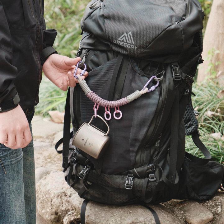 Handmade Multi-Clip Paracord Bag Charm