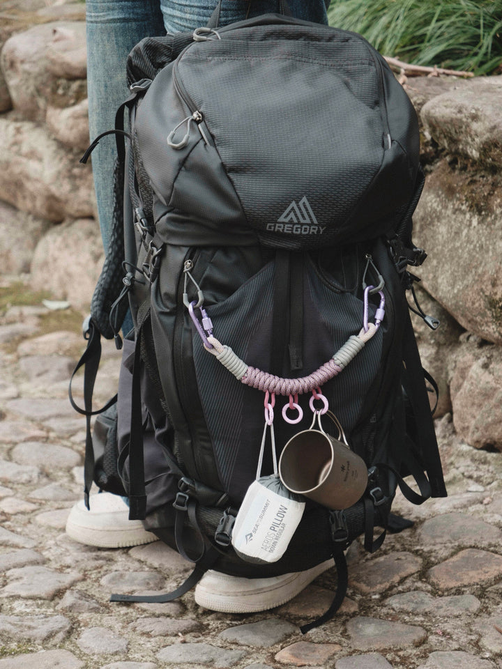 Handmade Multi-Clip Paracord Bag Charm