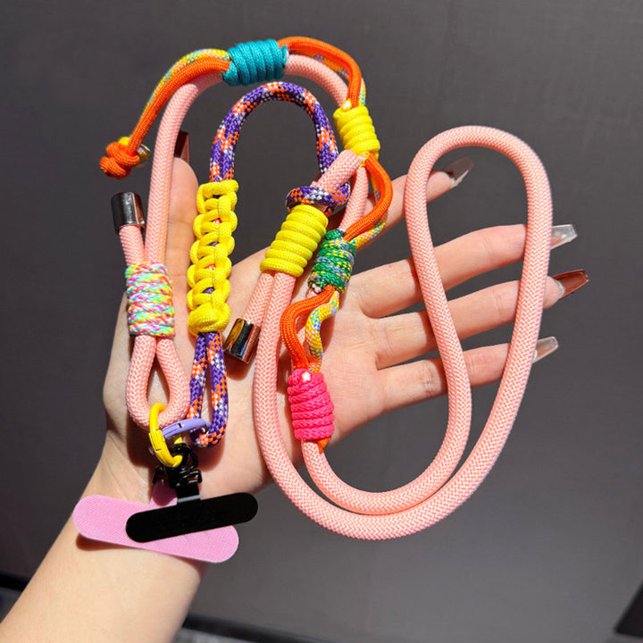 3-in-1 Y2K Braided Crossbody Phone Lanyard