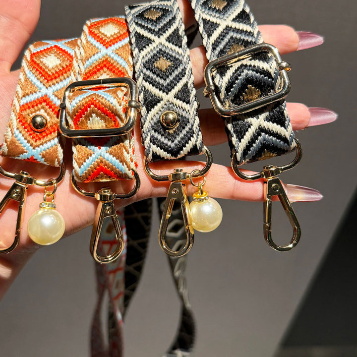 Artisan Patterned Crossbody Phone Lanyard