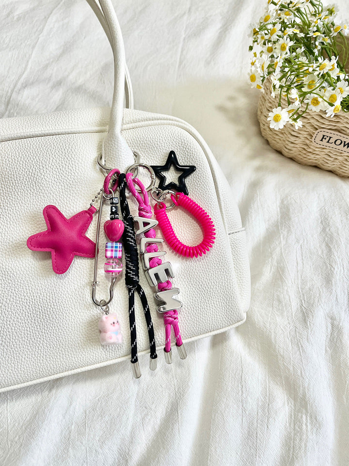 Personalized Handmade Bag Charm — Custom Name Gift