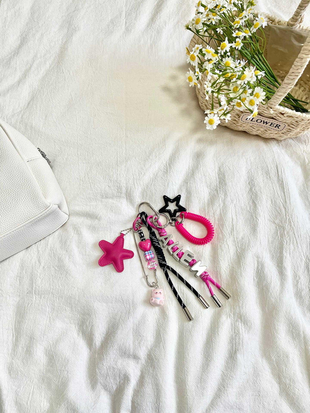 Personalized Handmade Bag Charm — Custom Name Gift