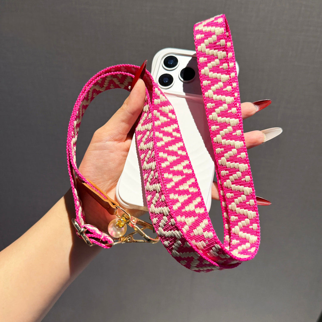 Fashion Woven Phone Strap for Daily Outfits