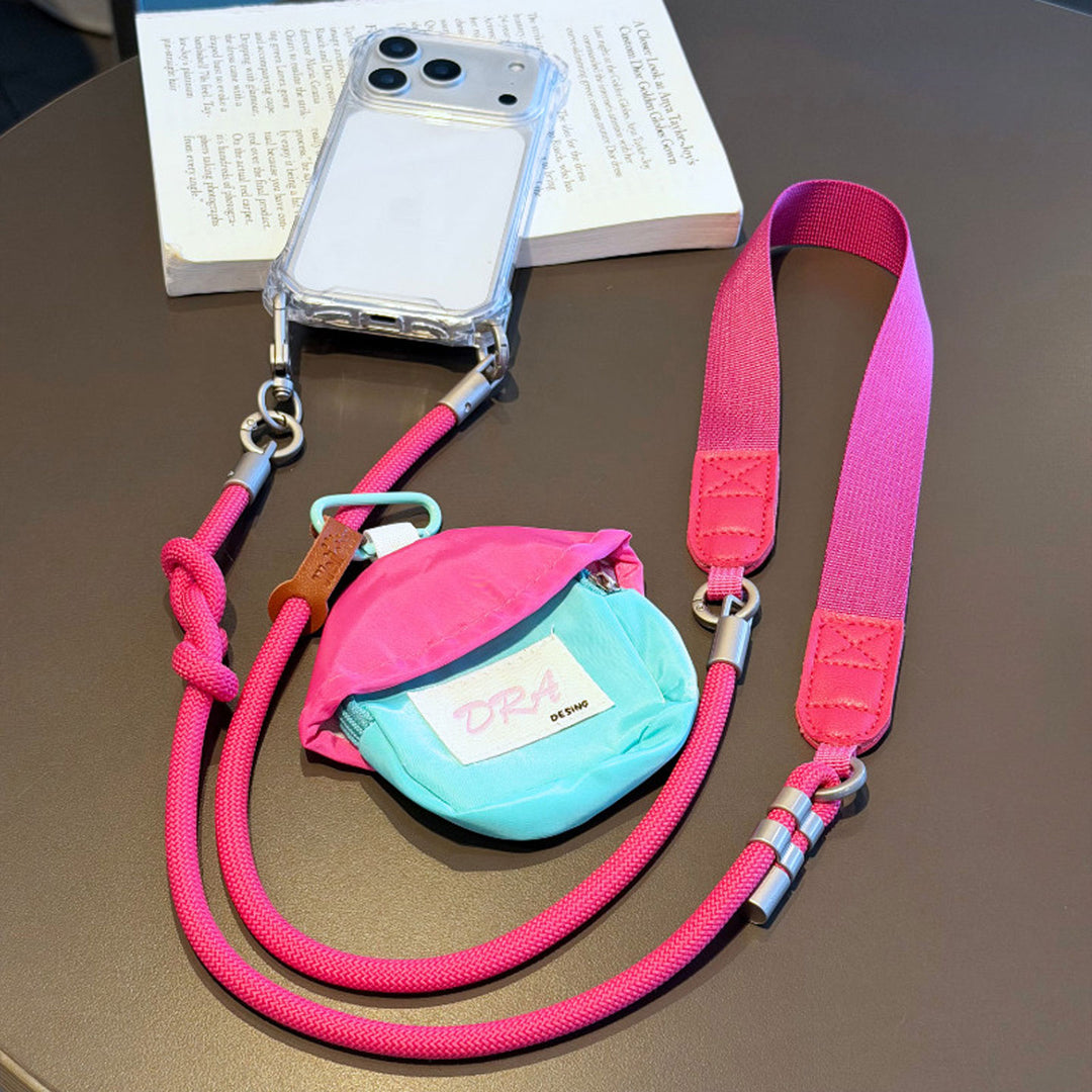 3-in-1 Minimalist Rope Crossbody Phone Lanyard