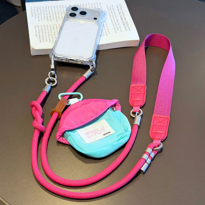 3-in-1 Minimalist Rope Crossbody Phone Lanyard