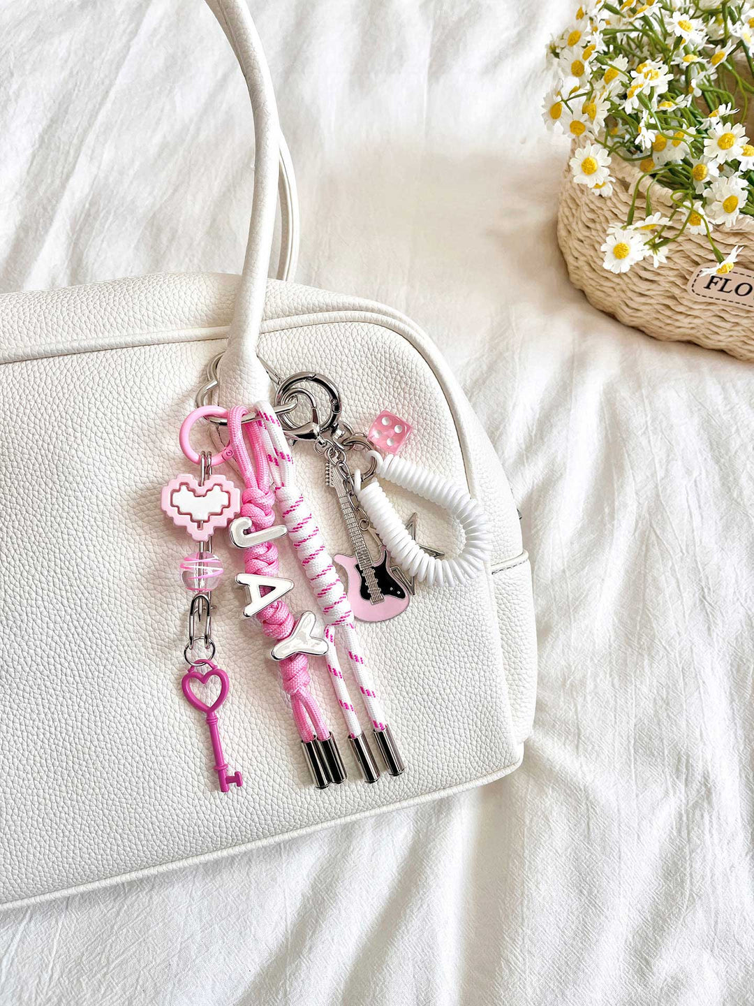 Personalized Handmade Bag Charm — Custom Name Gift