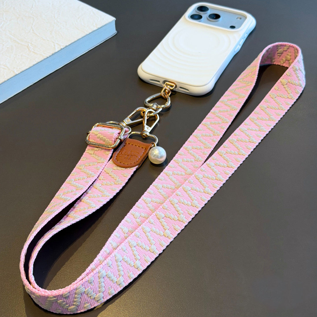 Patterned Phone Lanyard for Festival & Travel Outfits
