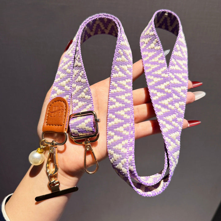 Fashion Woven Phone Strap for Daily Outfits