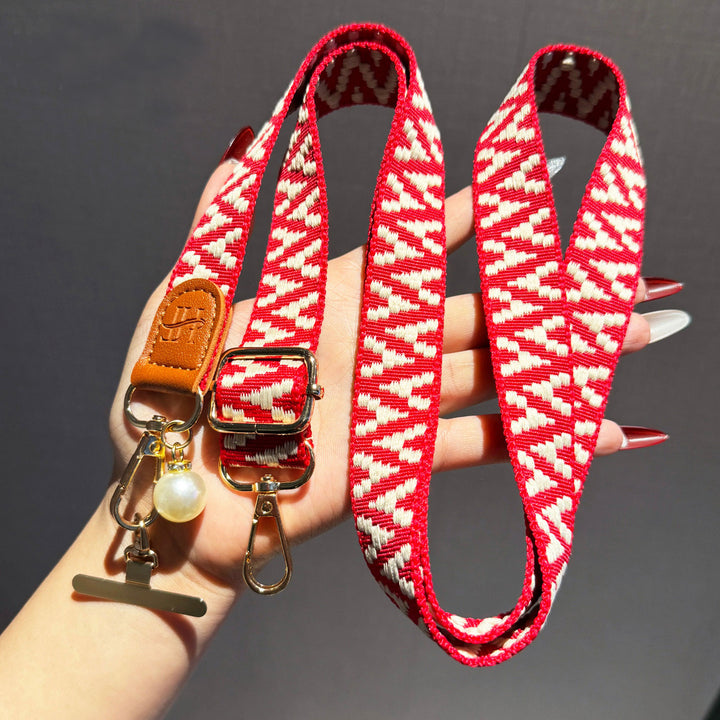 Fashion Woven Phone Strap for Daily Outfits