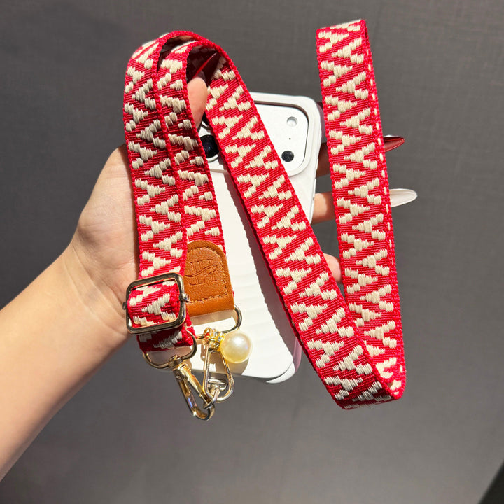 Fashion Woven Phone Strap for Daily Outfits