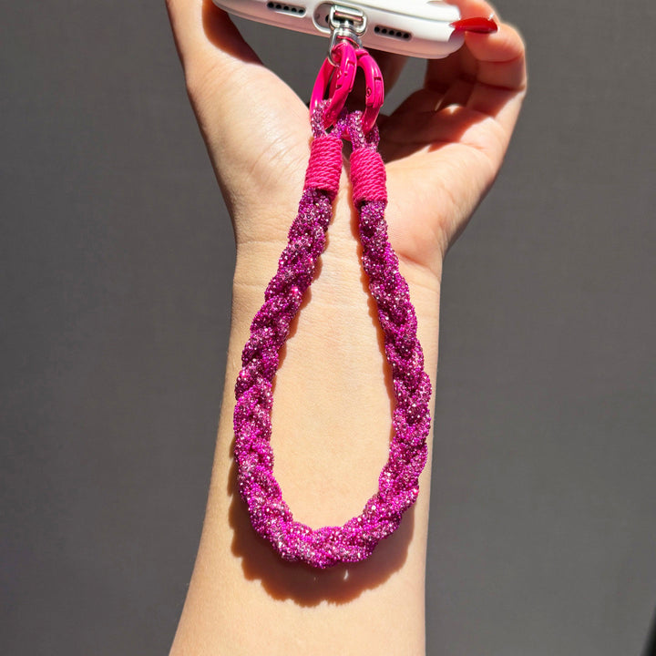 Sparkly Rhinestone Phone Wrist Strap, Bag Charm & Keyring