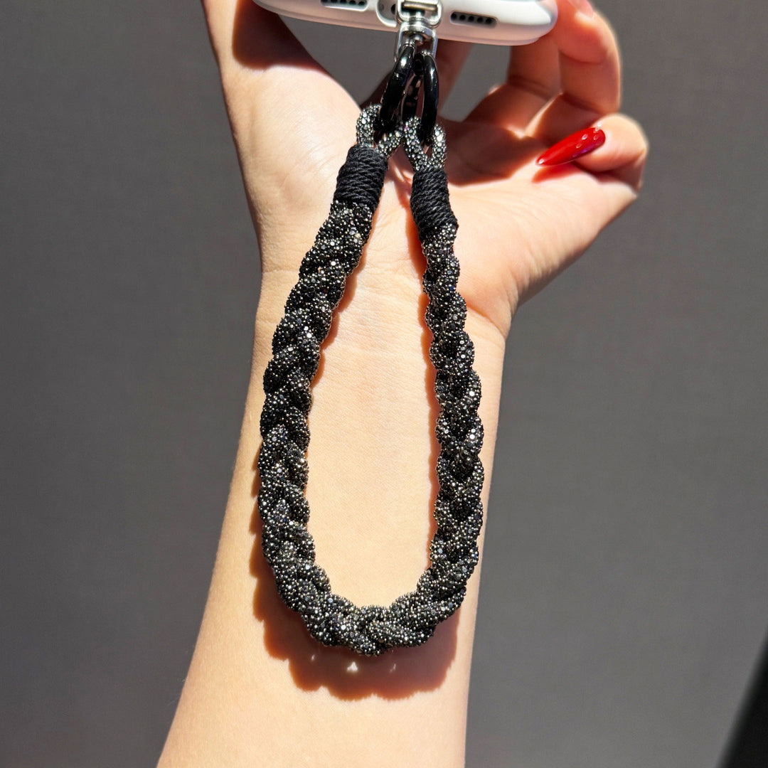 Sparkly Rhinestone Phone Wrist Strap, Bag Charm & Keyring