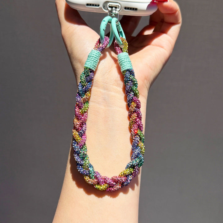 Sparkly Rhinestone Phone Wrist Strap, Bag Charm & Keyring