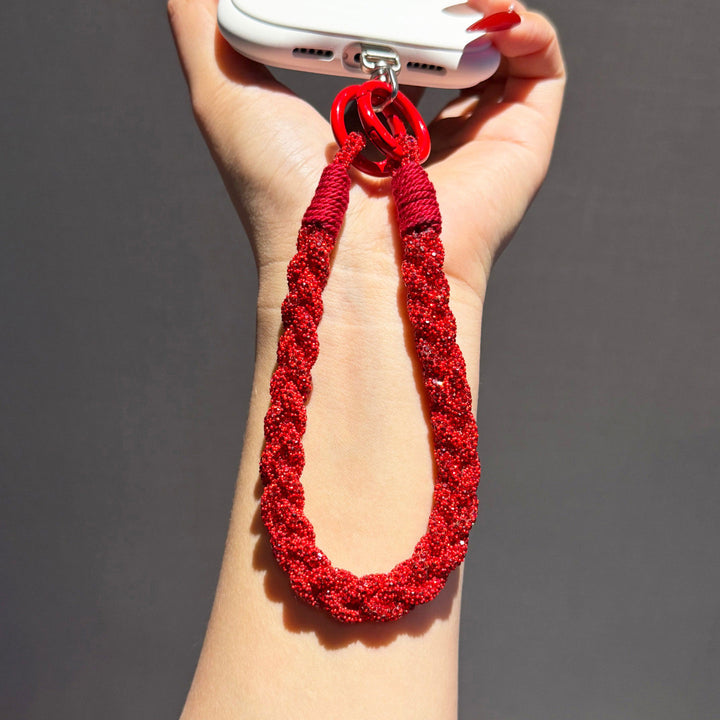 Sparkly Rhinestone Phone Wrist Strap, Bag Charm & Keyring